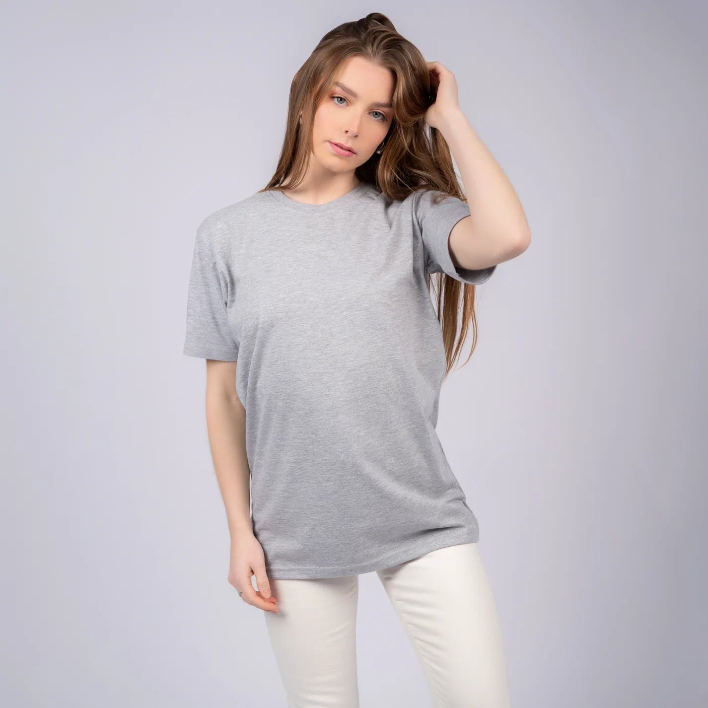 Basic Regular Silver t-shirt.