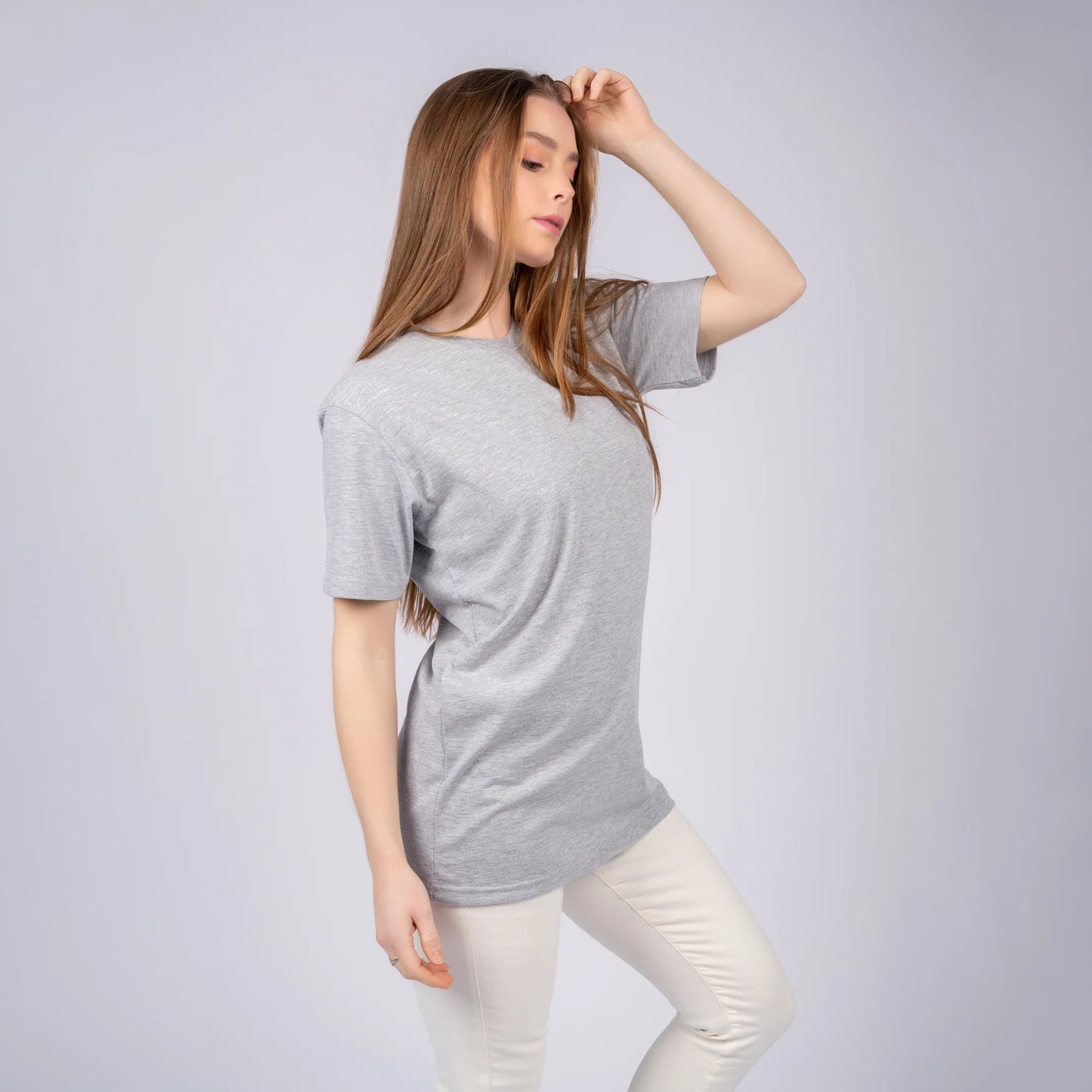 Basic Regular Silver t-shirt.