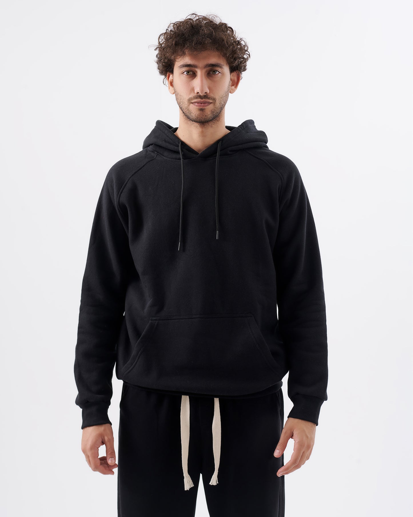 Basic black hoodie