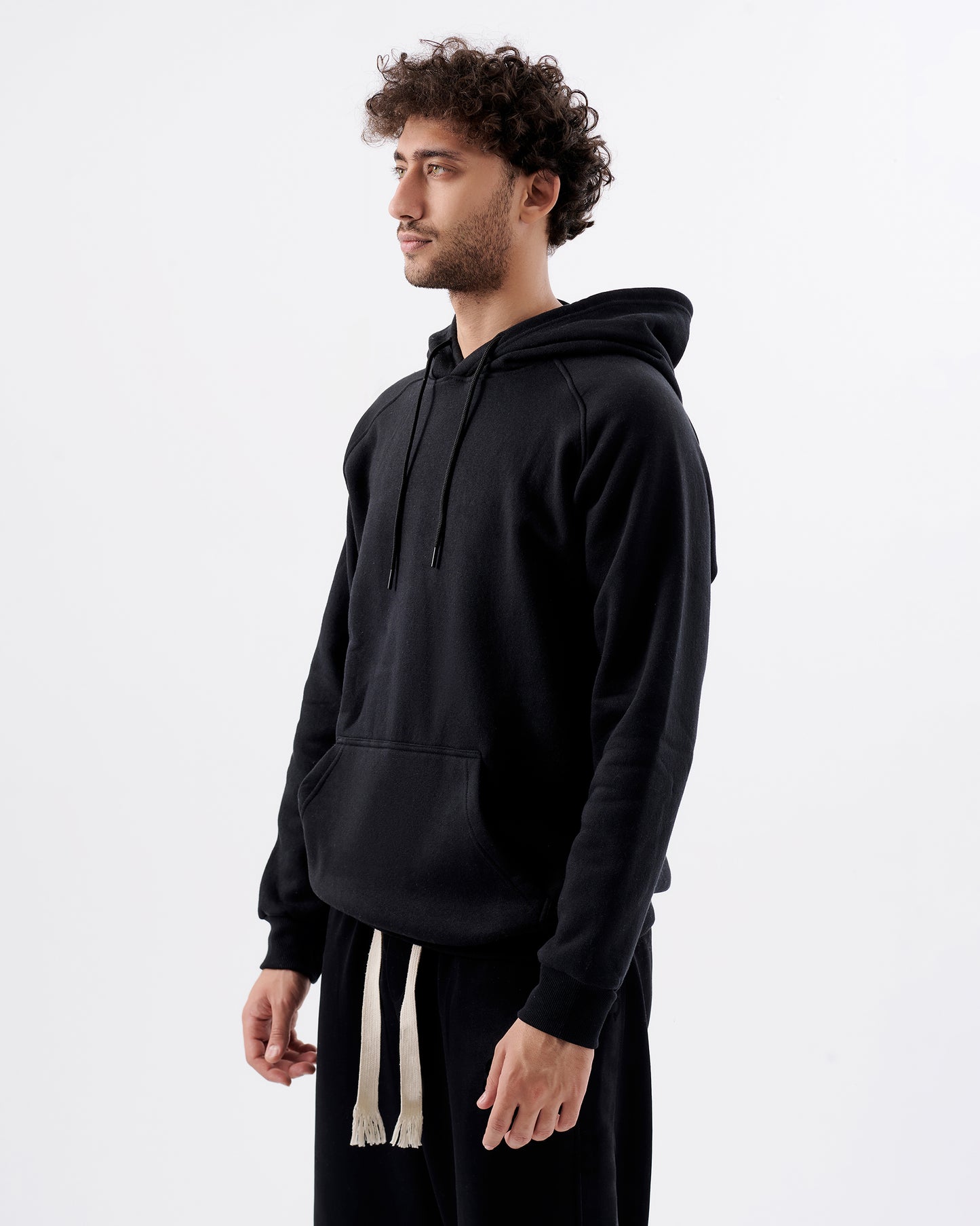 Basic black hoodie