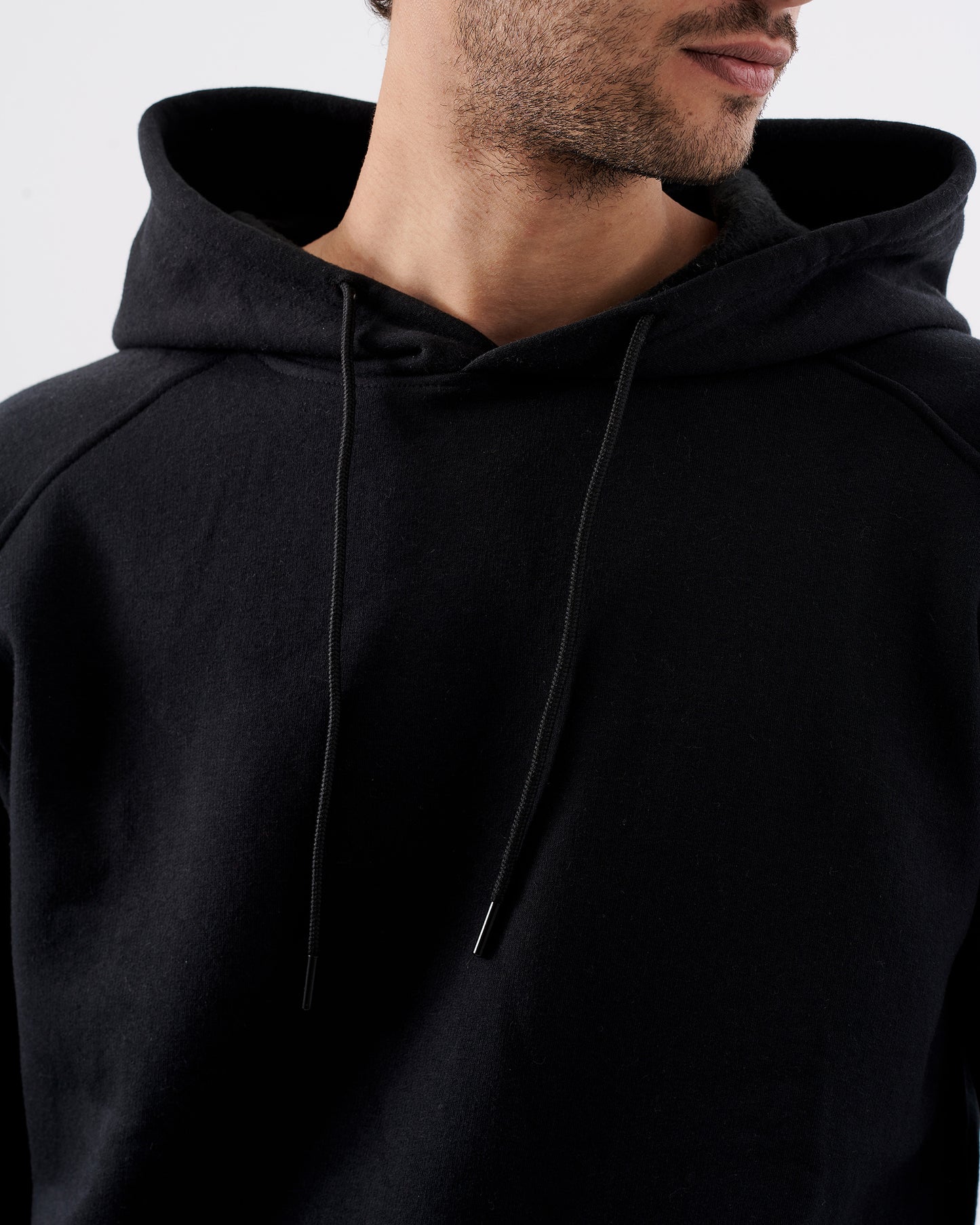 Basic black hoodie