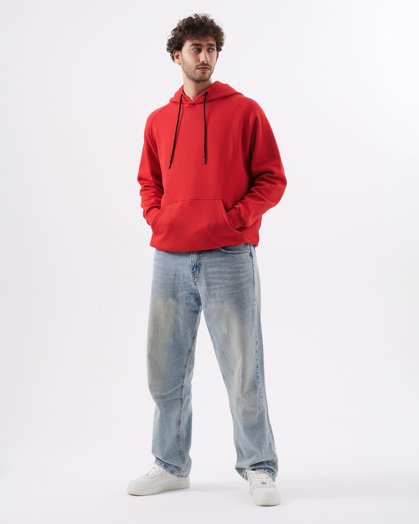 Basic red hoodie